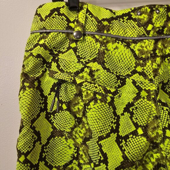 Teddy Vonranson Snakeskin Swim Shorts Trunks Green Men's Size 34 Msrp $345 - Picture 7 of 12